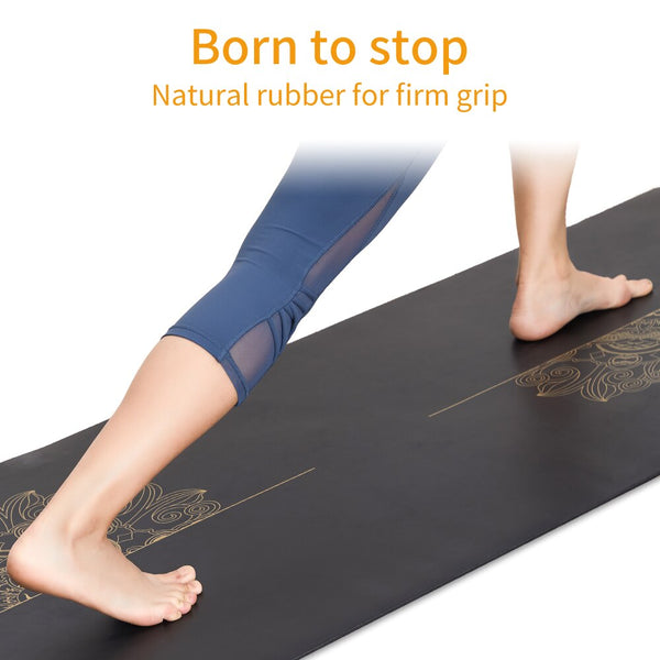 5mm PU Natural Rubber Yoga Mat