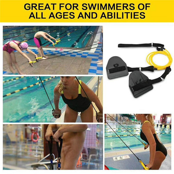 Hot Adjustable Swim Training Resistance Elastic Belt