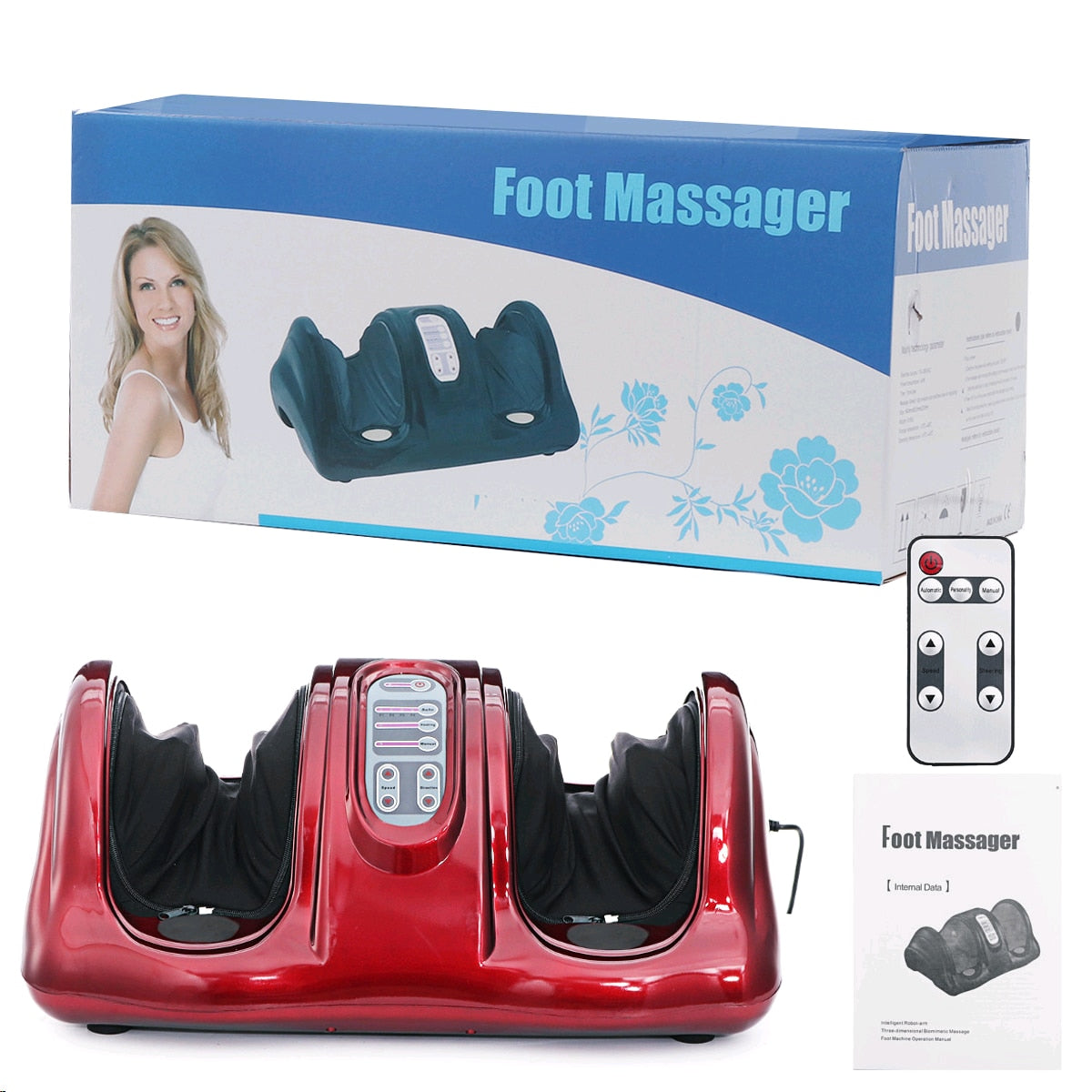110V/220V Electric Heating Foot Body Leg Massager